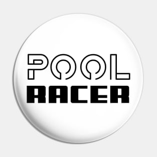 Pool Racer, swimming design v2 Pin