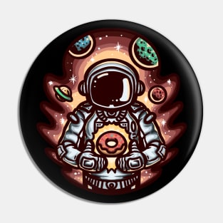 Cartoon Aesthetic Astronaut Pin