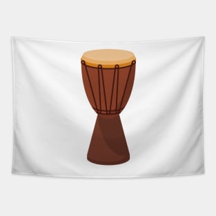 African Djembe Hand Drum Tapestry