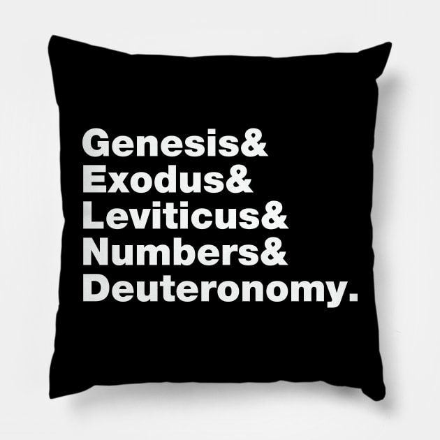 Torah (Pentateuch) Pillow by inotyler