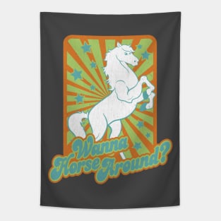 Horsing Around Tapestry