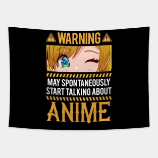 Warning may spontaneously start talking about Anime Tapestry