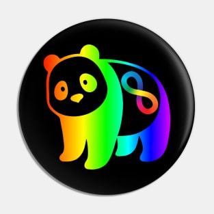 Panda Autism Acceptance Pin