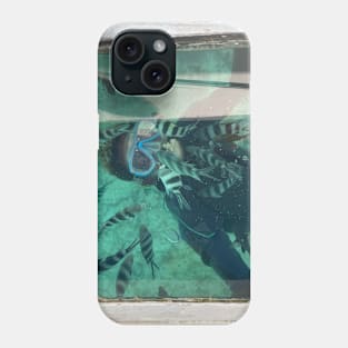 Scuba Diving Photographic Print Phone Case