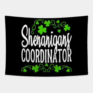 Shenanigans Coordinator Funny Teacher St Patricks Day Tapestry