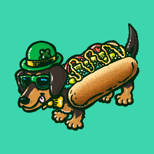 St Patricks Day Chicago Dog by nickv47