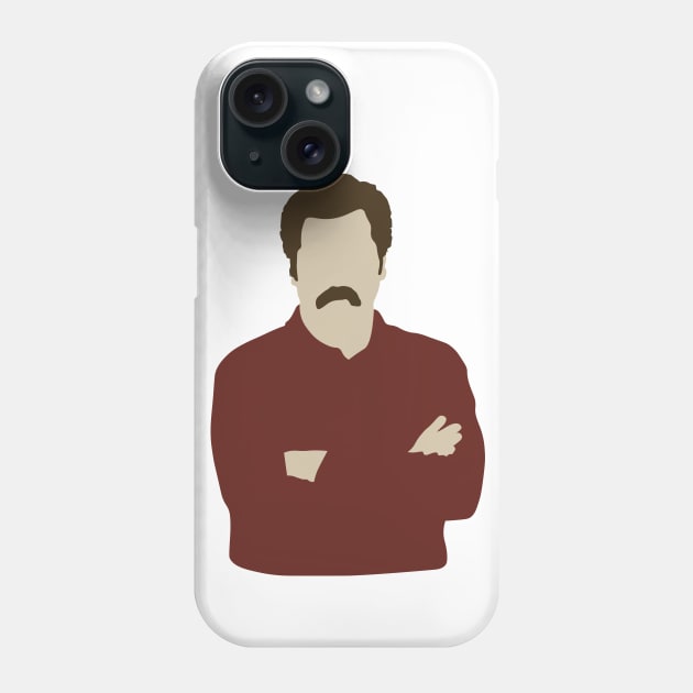 Ron Swanson Phone Case by FutureSpaceDesigns