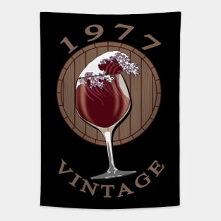 Wine Lover Birthday - 1977 Vintage Tapestry