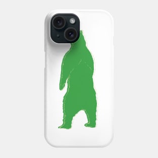 Green bear goes wild Phone Case