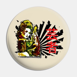 Anime Geisha Design Pin