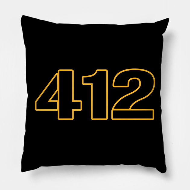 Pittsburgh LYFE the 412!!! Pillow by OffesniveLine