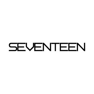 Seventeen Kpop Merch Minimalist Aesthetic Design T-Shirt