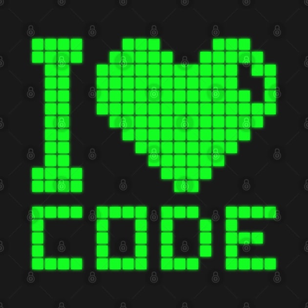 I Love Code Mono by nickbeta