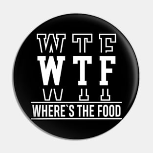 WTF Where`s The Food Pin