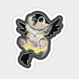 Chickadee griffin Magnet