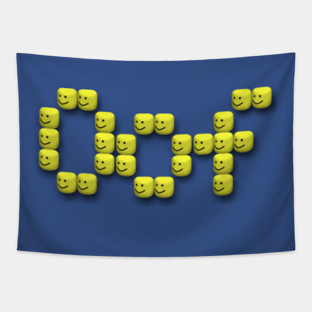 Oof Roblox Game Tapestry Teepublic - roblox oof groups laptop sleeve by chocotereliye