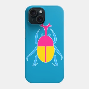 Pansexual Rhino Beetle Phone Case