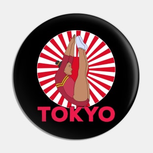 Tokyo Trampoline Gymnastics Pin