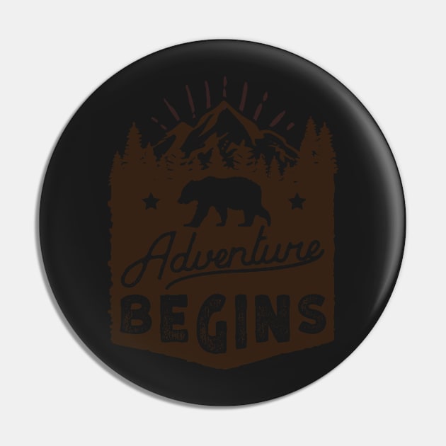 Adventure Begins Pin by Kyandii