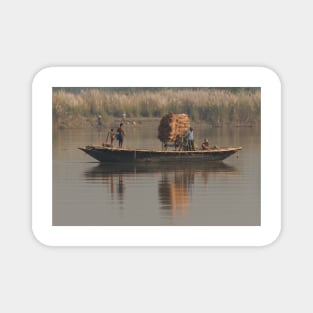 Boats on the Hooghly 02 Magnet