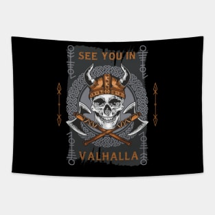 See You In Valhalla Tapestry