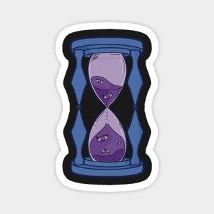 Trippy Hourglass Magnet