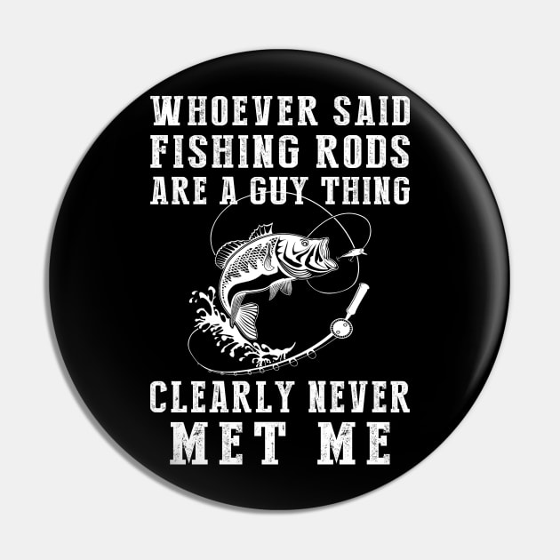 Reeling in Laughter: Fishing Knows No Gender! Pin by MKGift