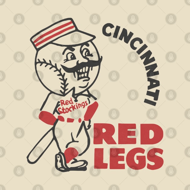 Cincinnati Red Legs by DrumRollDesigns