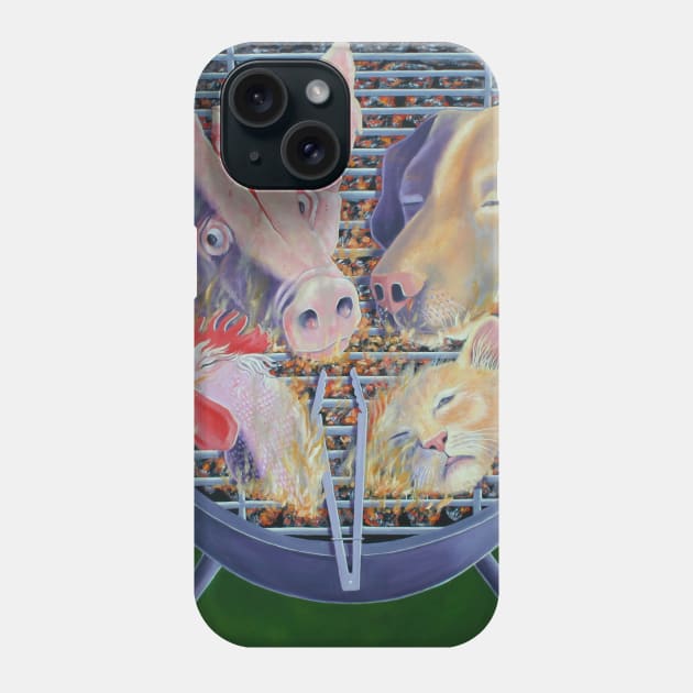 Why Love One and Kill the Other Phone Case by JoFrederiks