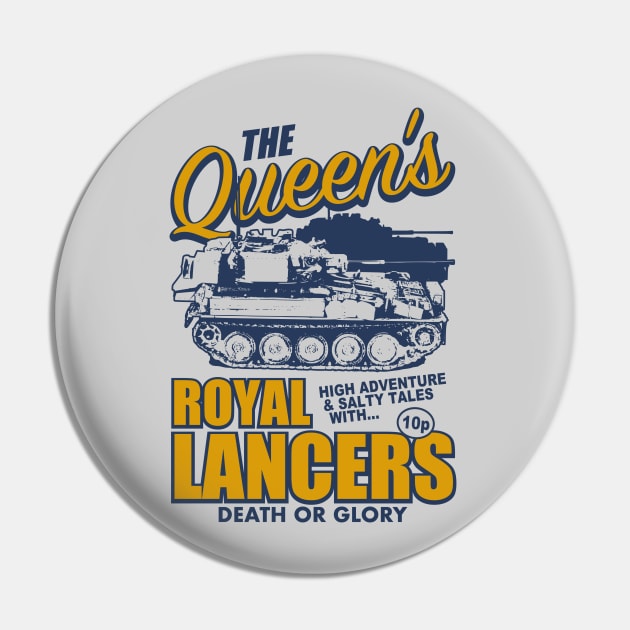 Queen's Royal Lancers Pin by Firemission45