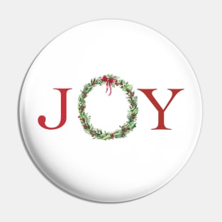 Joy Christmas sign Pin