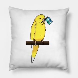 Vincian Gay Man Pride Budgie Pillow