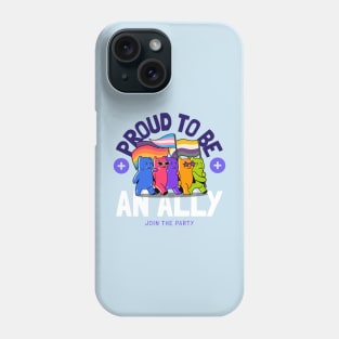 LGBTQ Pride Month T-Shirt Gay Lesbien Queer Trans Community Phone Case