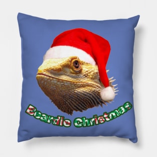 Beardie Christmas Pillow