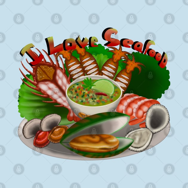 I love seafood by Pojn