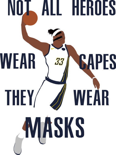 Myles Turner "Not All Heroes Wear Capes" Kids T-Shirt by xRatTrapTeesx