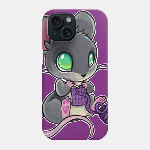 The great yarn mouse Phone Case by BiancaRomanStumpff