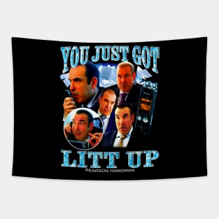 Vintage You Just Got Litt Up Tapestry