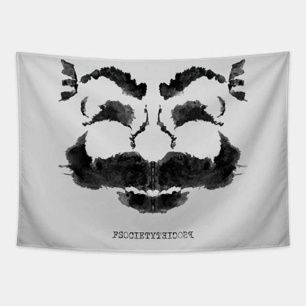 Mr. Inkblot Tapestry by djkopet