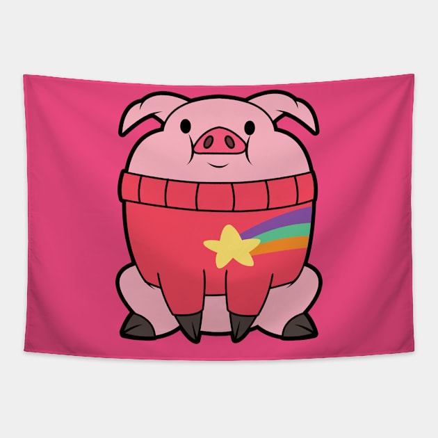 Cute Waddles Tapestry by mighty corps studio