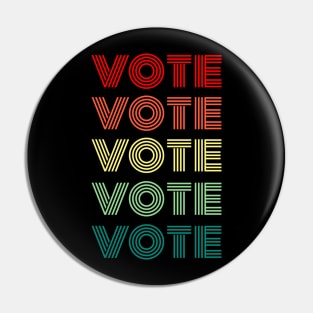 Vote Vintage Retro Design, Election for American President Pin