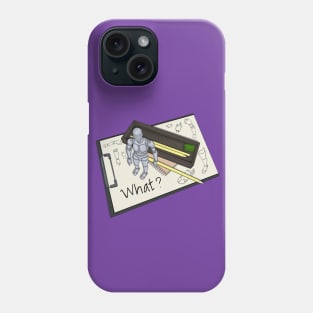 What? When the art is an artist Phone Case