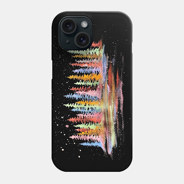 Feel the rainbow Phone Case by Whettpaint