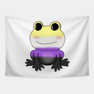 Nonbinary Frog Tapestry