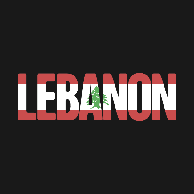 Flag Of Lebanon | Lebanese Graphic by MeatMan