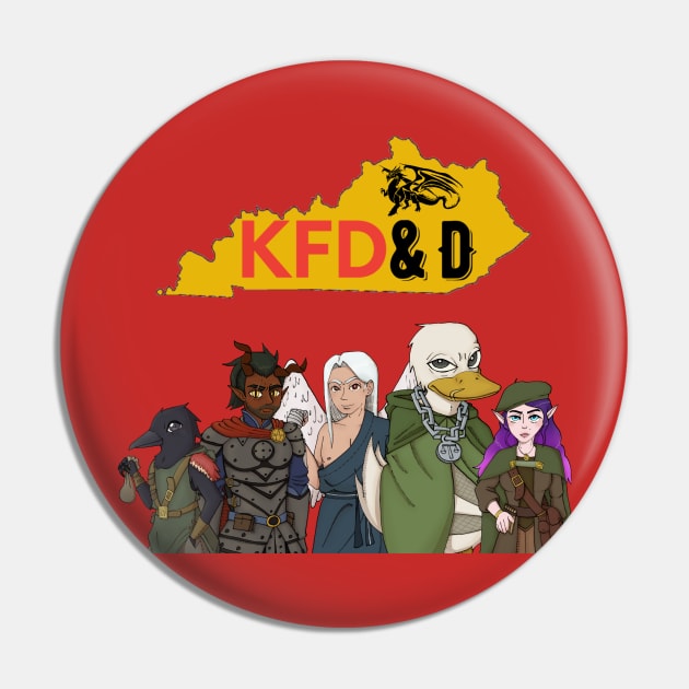 KFD&D Cast Pin by KYFriedDice