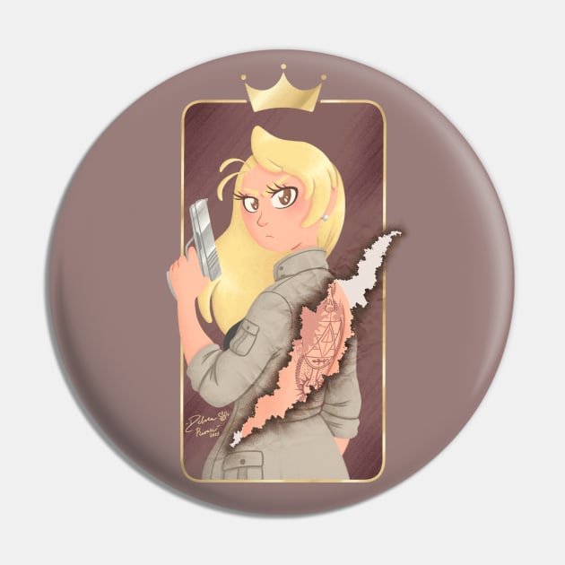 Queen Riza Hawkeye Pin by SilveryDreams