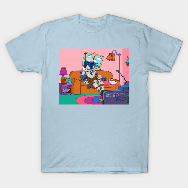 Disover Dad on Couch - Dad - T-Shirt