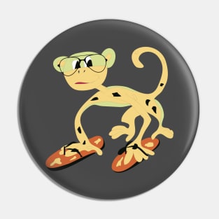 Monkey Found Slipper Pin