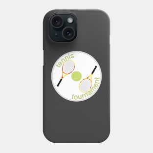 Rackets with tennis ball Phone Case